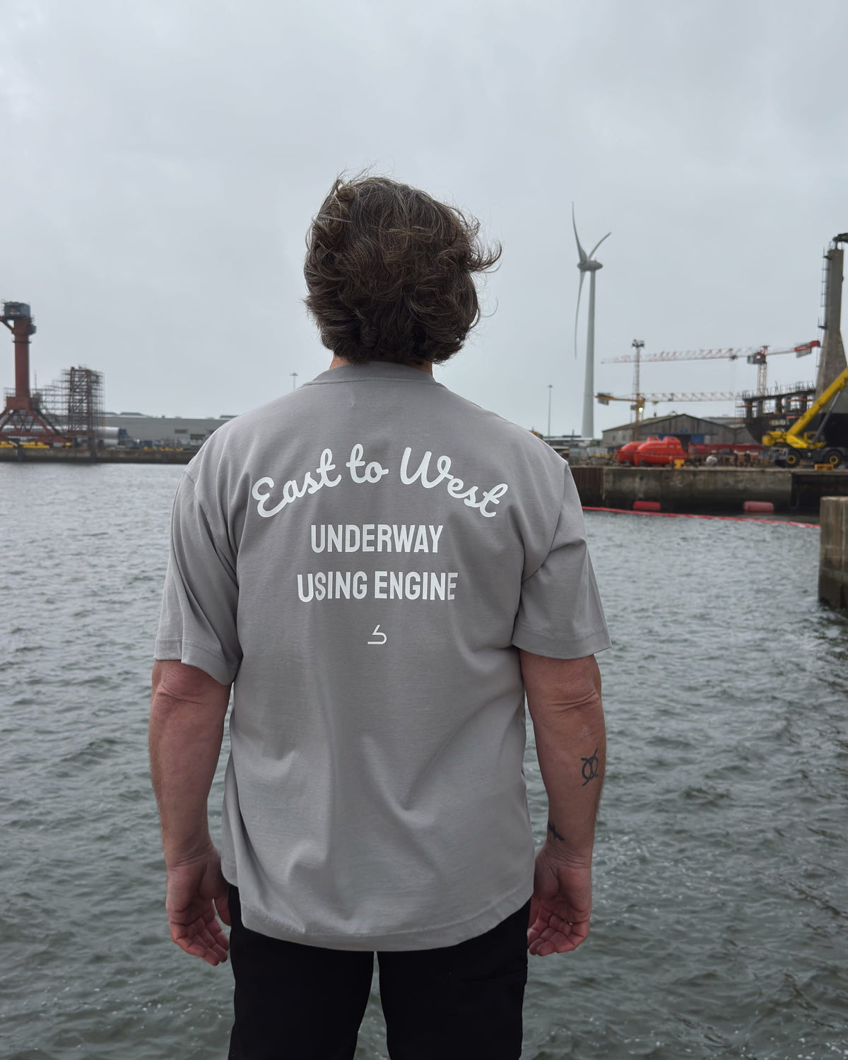 Underway T-shirt – heavyweight seafarer t-shirt, view 7 – Worldwide Nation