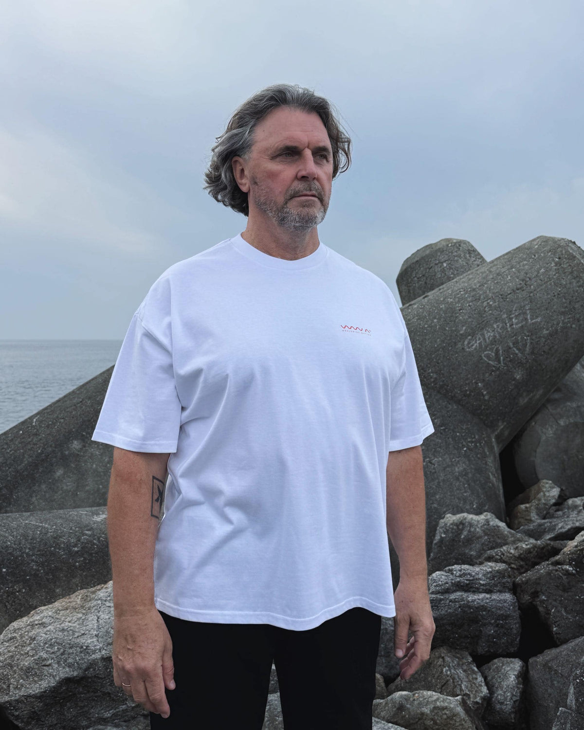 Original Oversized Heavy T-shirt – heavyweight seafarer t-shirt, view 14 – Worldwide Nation