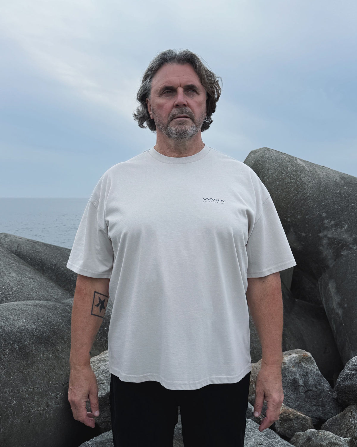 Original Oversized Heavy T-shirt – heavyweight seafarer t-shirt, view 7 – Worldwide Nation