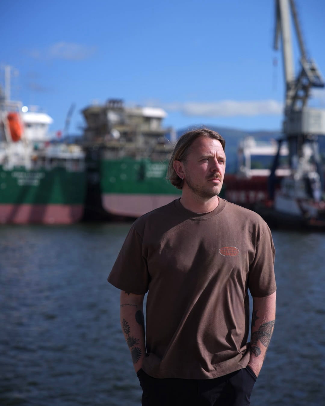 No Days Off T-shirt – heavyweight seafarer t-shirt, view 8 – Worldwide Nation