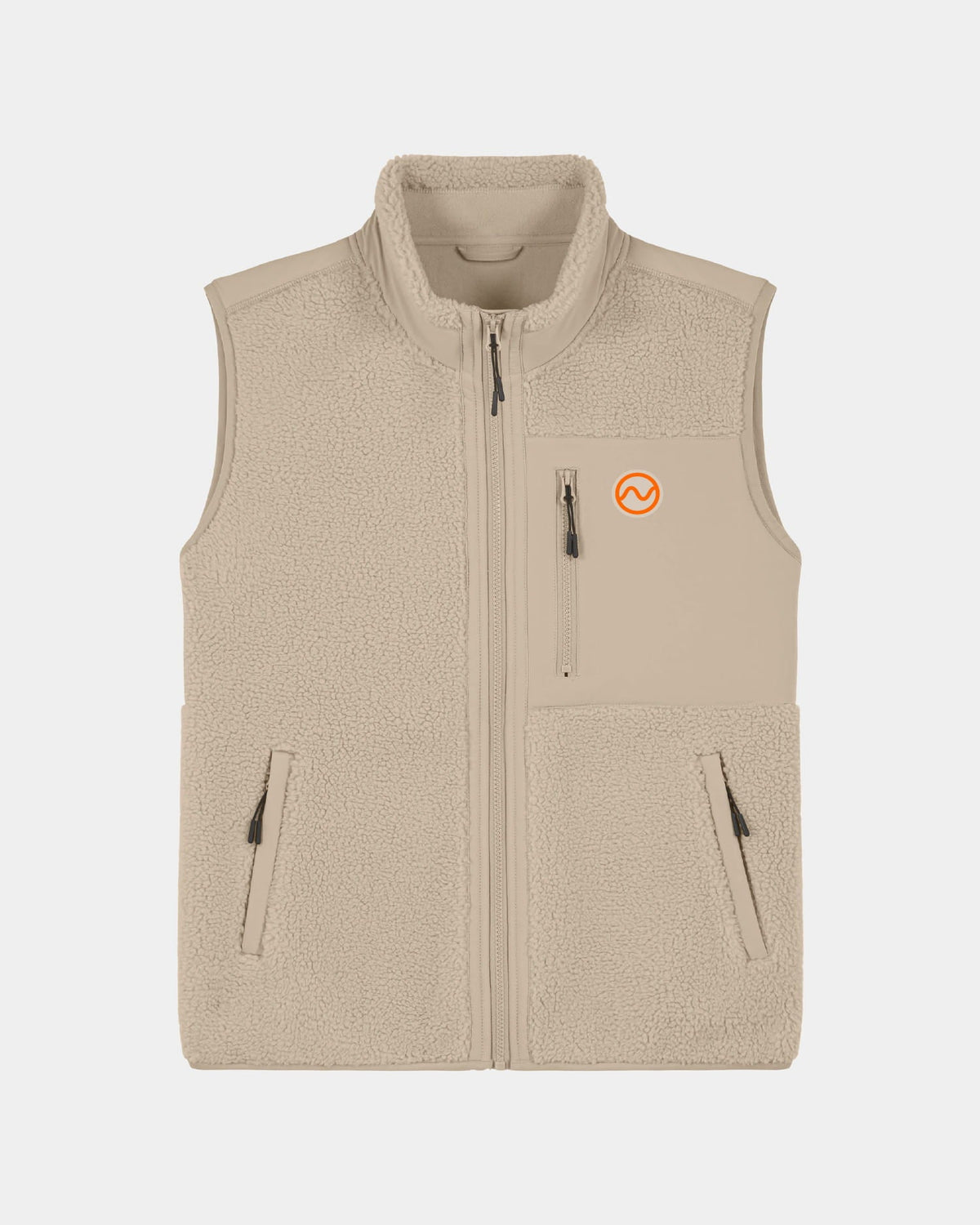 North Sea Body Warmer – maritime casual sherpa vest, view 2 – Worldwide Nation