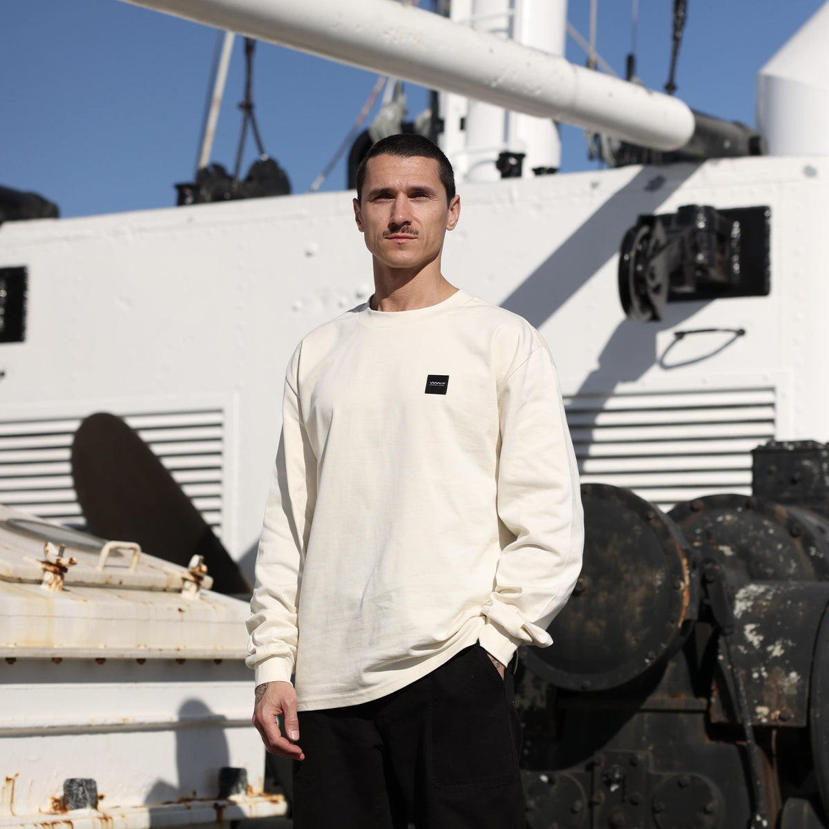 Original Heavy Long T-shirt – heavyweight seafarer t-shirt, view 19 – Worldwide Nation