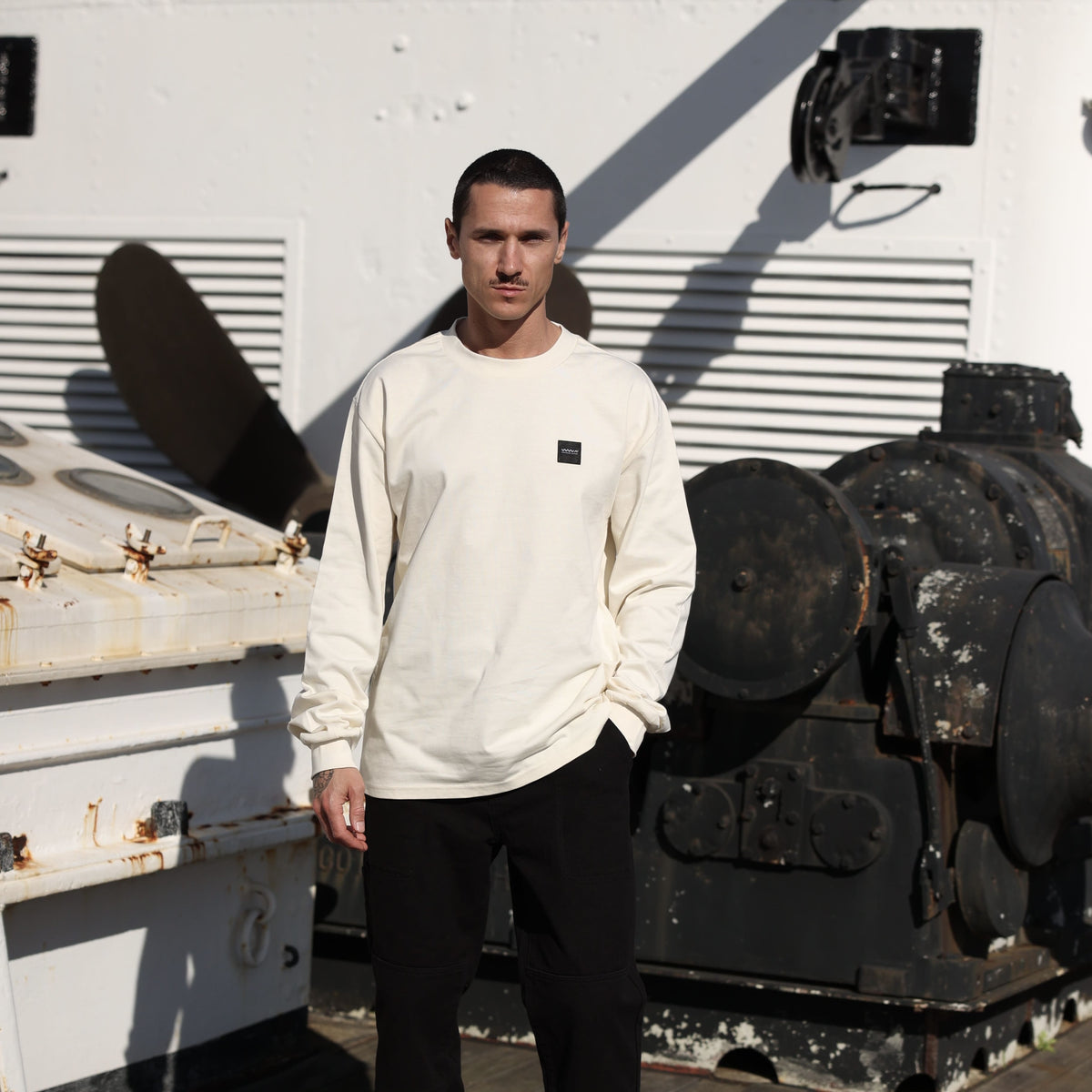 Original Heavy Long T-shirt – heavyweight seafarer t-shirt, view 18 – Worldwide Nation